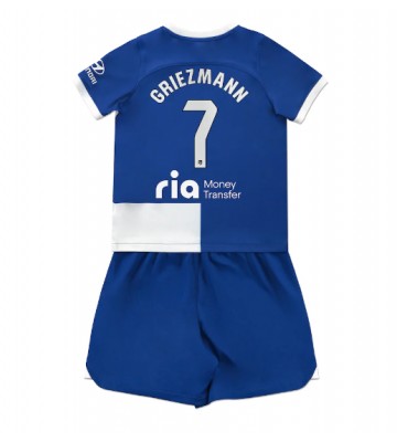 Atletico Madrid Antoine Griezmann #7 babykläder Bortatröja barn 2023-24 Korta ärmar (+ Korta byxor)